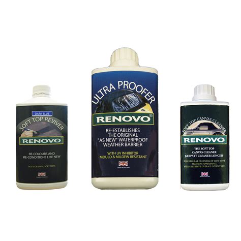 renovo soft top canvas cleaner test|best soft top restorer.